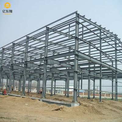 quality  Custom Steel Structure Shed Workshop with Galvanized C Purlin factory
