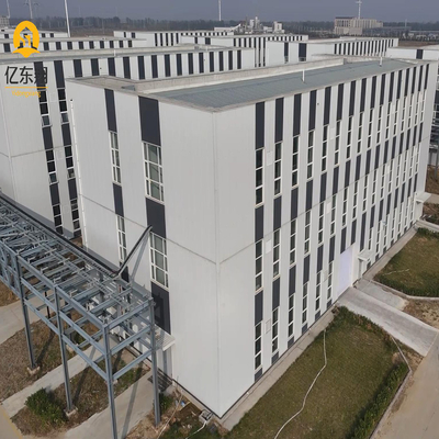 Prefabricated Steel Warehouse Building with Sandwich Panel Cladding