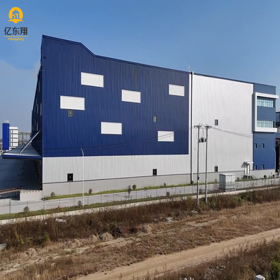 Sustainable Prefabricated Steel Structure Building Construction With Sandwich Panel Walls