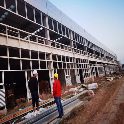 Sustainable Prefabricated Steel Structure Building Construction With Sandwich Panel Walls