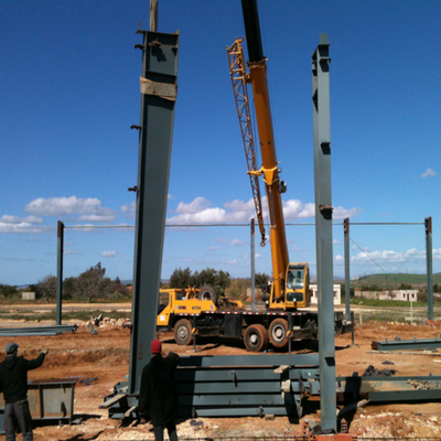 Sustainable Prefabricated Steel Structure Building Construction With Sandwich Panel Walls