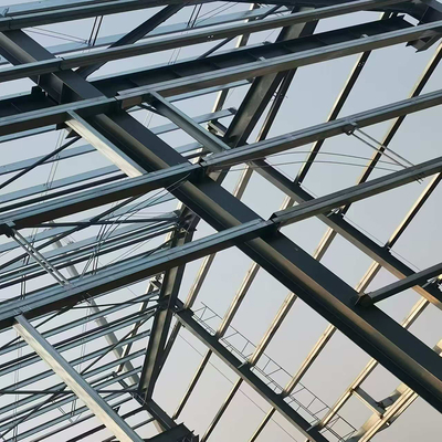 Large Span Prefabricated Steel Structure Building Q355 Q235 Steel Frame Structure Building