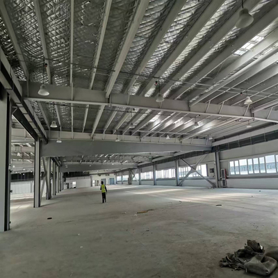 Large Span Prefabricated Steel Structure Building Q355 Q235 Steel Frame Structure Building