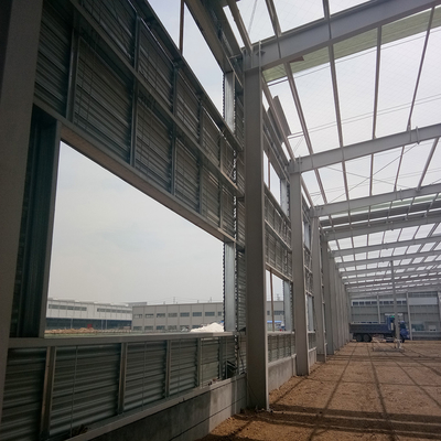 Industrial Prefabricated Steel Frame Factory Shed with Sandwich Panel