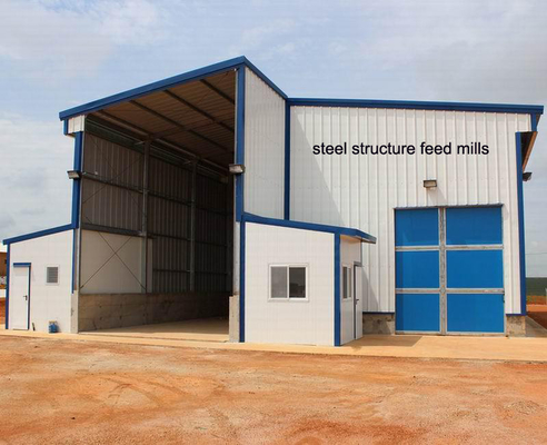 Prefabricated Steel Frame Feed Mill Warehouse Building