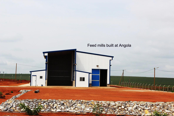 Prefabricated Steel Frame Feed Mill Warehouse Building