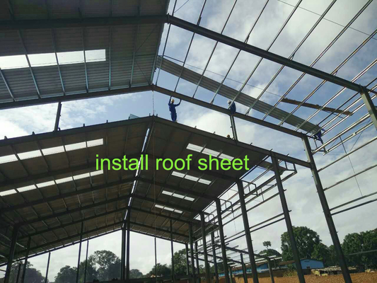 Prefabricated Steel Frame Feed Mill Warehouse Building