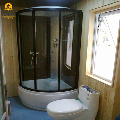 Light Steel Structure Prefabricated House , Prefab Industrial Building With Toilet Sink Shower