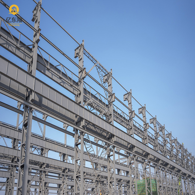 Prefab Steel Frame Building Fire Resistant High Weather Resistance