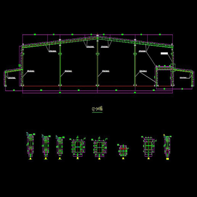 Q235B Q355B Steel Frame Buildings - Customizable Prefabricated Structures