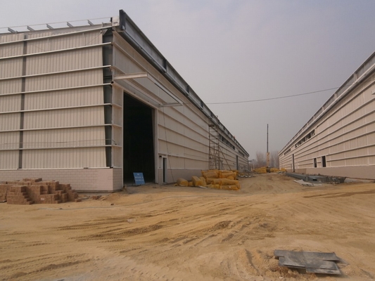 Q355B Steel Frame Prefabricated Warehouse for Food Workshop