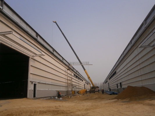 Q355B Steel Frame Prefabricated Warehouse for Food Workshop