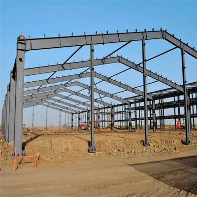 Prefabricated Metal Warehouse Steel Structure Customized With Sandwich Panel Steel Sheet