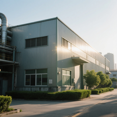 Lightweight Prefabricated Steel Warehouse Building with H Frame