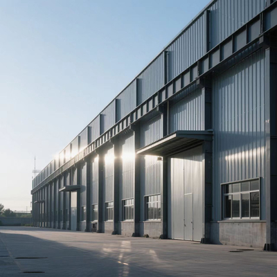Custom Prefabricated Steel Warehouse Building With High Strength Frame