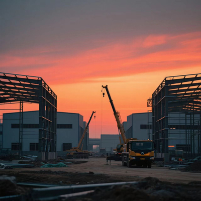 Prefabricated Steel Structure Building Warehouse Workshop Q355 Q235