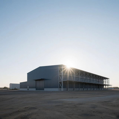 Pre Engineered Steel Building Warehouse With Q355B / Q235B Frame