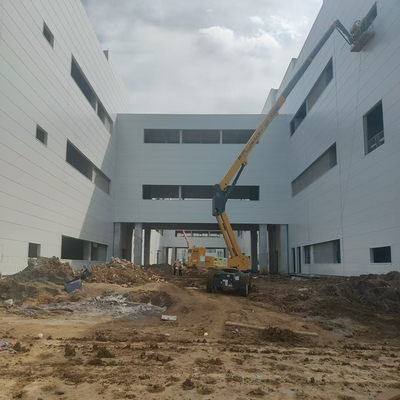 Lightweight Prefabricated Steel Structure Building For Office / Warehouse