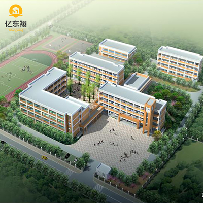 Q355 Q235 Steel Prefab Warehouse Building Fire Resistant Metal Building Workshop