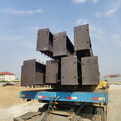 Multi Storey Steel Structure Building , Prefab Steel Workshop With Round Tube Brace