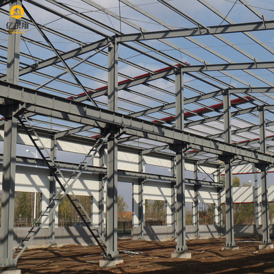 Prefabricated Steel Warehouse Building Wide Span Workshop Steel Structure