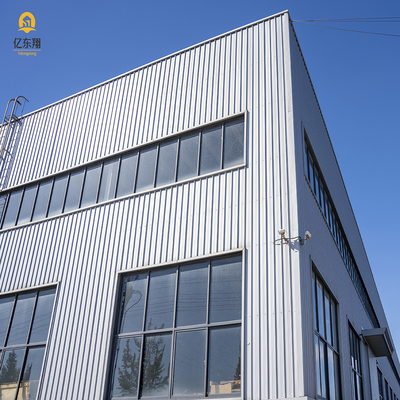 Industrial Waterproof Steel Structure Warehouse / Steel Frame Warehouse Construction