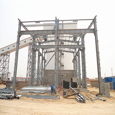 Customizable Prefabricated Steel Structure Warehouse With Steel Color Sheet Cladding