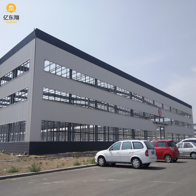 High Strength Q235B Q355B Steel Structure Storage Warehouse With Hot Dipped Galvanized Purlin