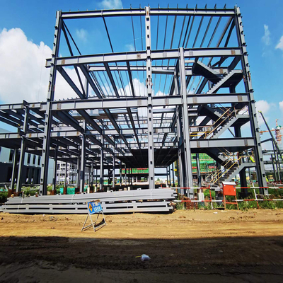Custom Steel Frame Workshop with Sliding Door & Grade 7 Earthquake Resistance