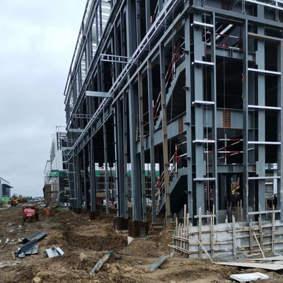 Customizable Steel Structure Workshop with Glass Wool Panels