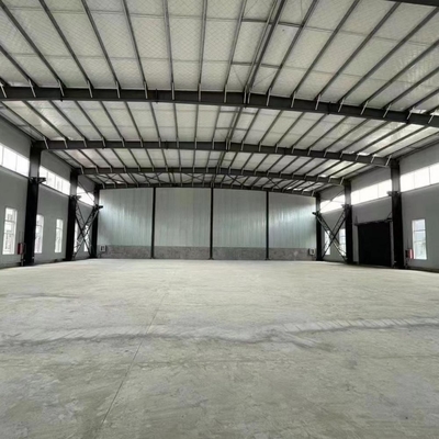 Customizable Steel Structure Workshop with Glass Wool Panels