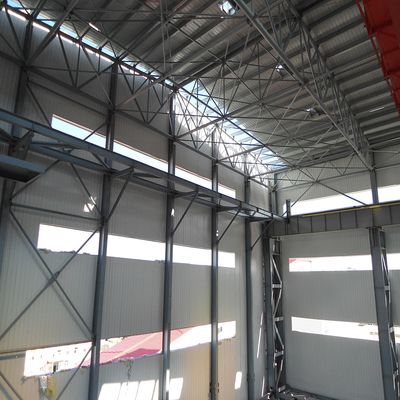 Customizable Steel Structure Workshop with Glass Wool Panels
