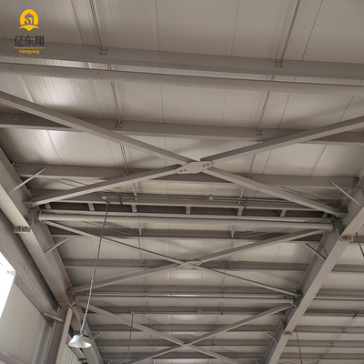 Hot Dip Galvanized Steel Structure Workshop Customizable Size