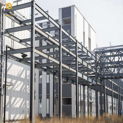 Eco Friendly Steel Structure Prefab Building With Bolt Connection / Aluminum Alloy Window