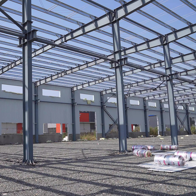 Modern Steel Structure Building with Sandwich Panel Roofing