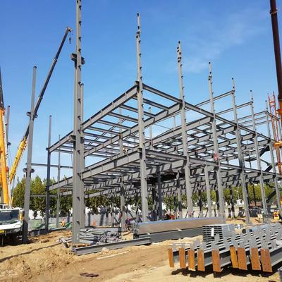 Modern Steel Structure Building with Sandwich Panel Roofing