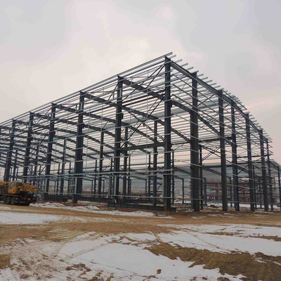 Prefab Steel Structure Factory Workshop Q235 Q355 High Durability