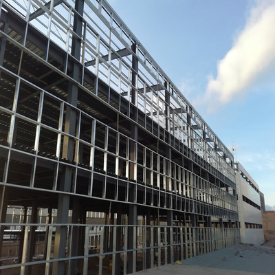 Q235B Q355B Steel Hangar with H Beam Frame and 200km/h Wind Resistance