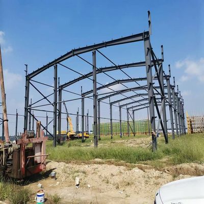 Low Carbon Steel Structure Hangar Q235B Q345B Prefabricated Building