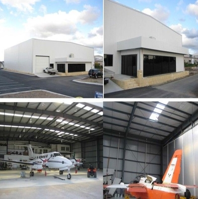 Steel Structure Hangar Q235B Q345B Bolt Welded Connection 30 Years