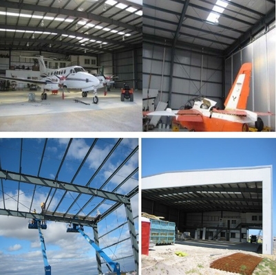 Steel Structure Hangar Q235B Q345B Bolt Welded Connection 30 Years
