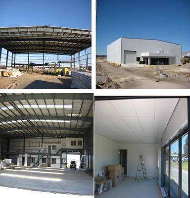 Q235B Q345B Steel Structure Aircraft Hangar with Earthquake Level 6 Resistance