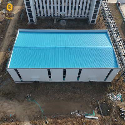 Prefab Metal Airplane Hangar with Hot-Dipped Galvanized Steel Frame