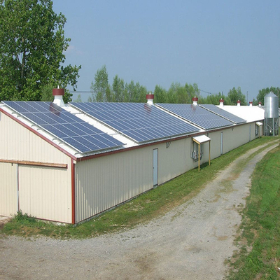 Steel Frame Chicken House Prefabricated Poultry Building Q235 Q345B