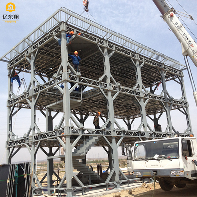 Prefabricated Steel Construction Building with Sandwich Panel Cladding
