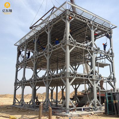 Modular Steel High Rise Building with Galvanized C Purlin & H Steel Frame