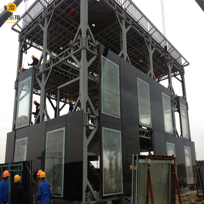 Modular Steel High Rise Building with Galvanized C Purlin & H Steel Frame