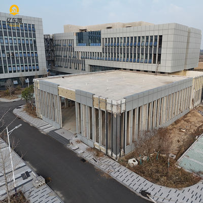 AWS D11 Welding Standard Steel Structure Warehouse Fabrication Scope Including 1.2m Height Brick Wall for Storage Solutions