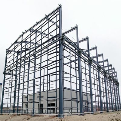 Fire Protection System Optional Steel Structure Warehouse Featuring H Section Column Beam and Rolling Door or Sliding Door for Storage