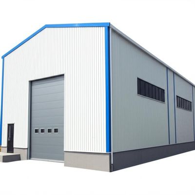 Steel Structure Warehouse Steel Color Sheet Wall Panel and Steel Door to Meet Customer Requirements